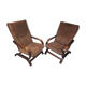 Paire de fauteuils années 1970