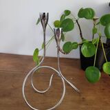 Black Blum 2-light candle holder