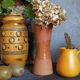 Vintage French ceramic vase 50s