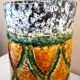 Roller vase, glazed ceramic, Italy, design from the 60s/70s
