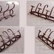 Bistro coat hook in curved goose early 20th century