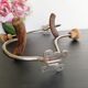 Coat racks in wood and iron, vintage coat hooks, 50s/60s, cloakroom