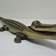 Nutcracker zoomorph alligator crocodile brass xl 35cm vintage