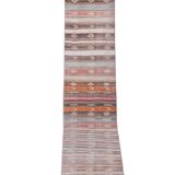 Vintage Turkish rug from Oushak, hand-woven 54x733 cm