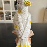 Vintage ceramic parrot