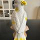 Vintage ceramic parrot