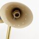 Italian three-headed brass lamp, 50s design