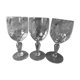 3 Old glasses on foot decor emma frieze garland and flowers