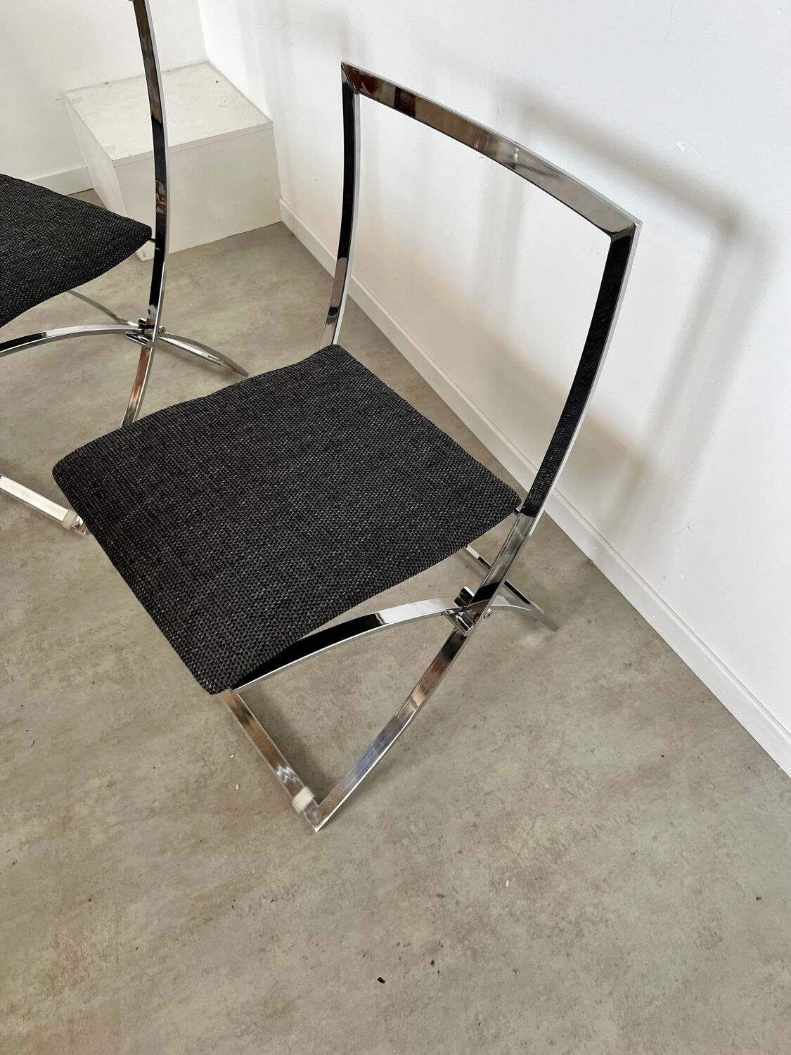 Table et 6 chaises pliante Luisa vintage design italien Marcelo Cuneo