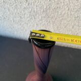 Vase Moderniste Violet en Verre années 60