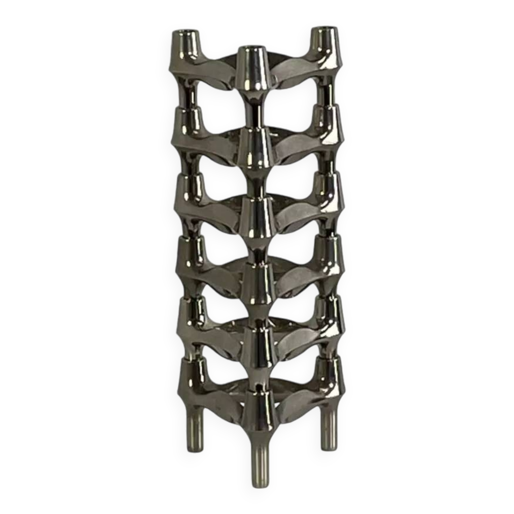 Set of 6 Nagel candle holders