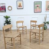 4 J39 Folk chairs