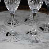 6 champagne flutes Cristal de Lorraine