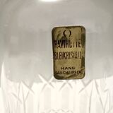 Pair of Transparent Crystal Decanter Bottles by Bleikristall, Germany