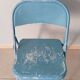 Vintage metal folding chair