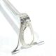 12 silver-plated metal knife rests in empire style