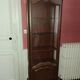Classic style showcase in varnished wood