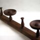Wooden coat rack