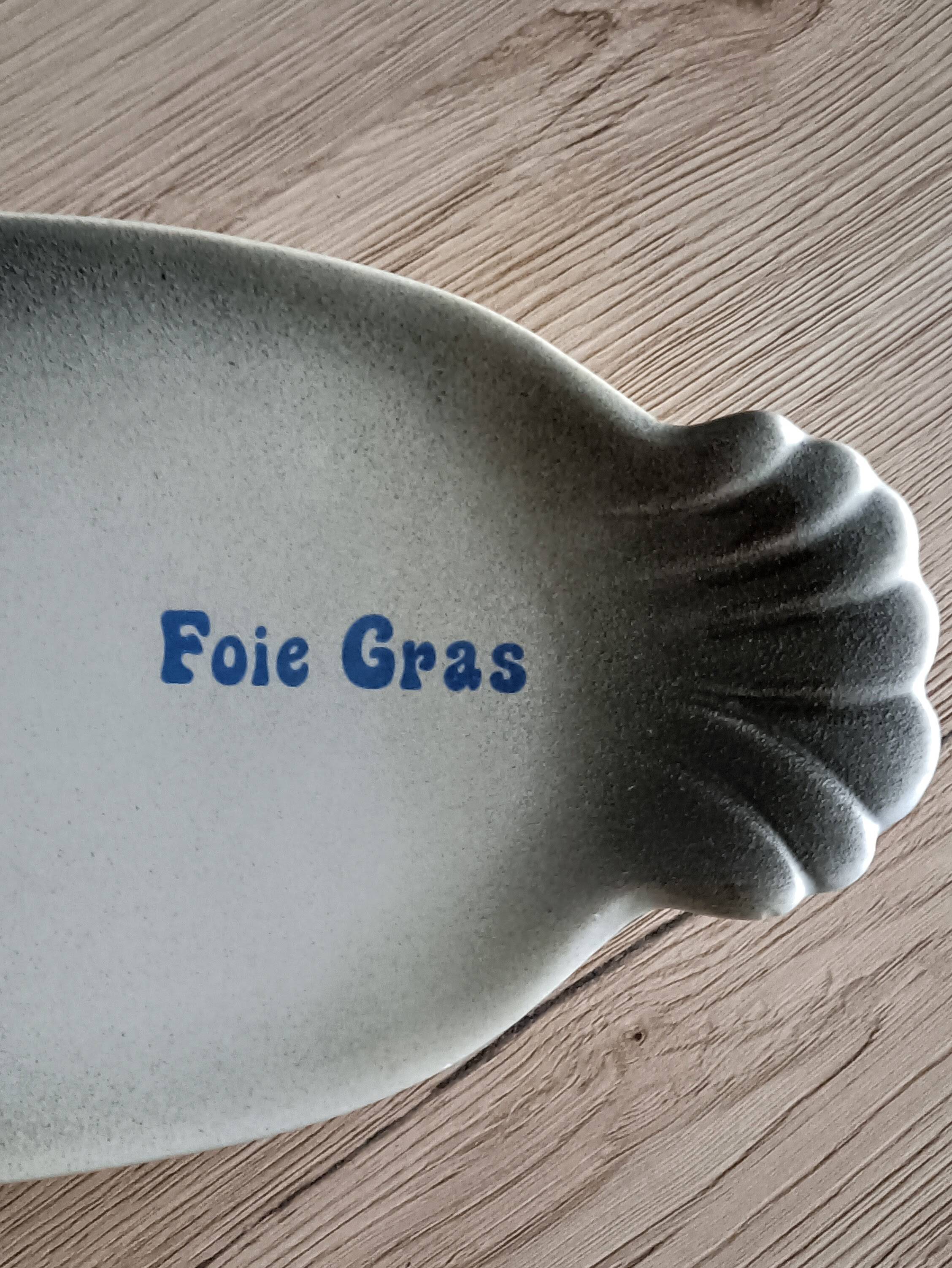 Linde earthenware foie gras serving dish