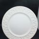 8 assiettes céramique blanche