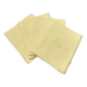 set of 4 monogrammed napkins EL yellow shades