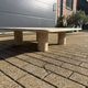 Travertine coffee table Angelo Mangiarotti for Up&Up 1970s