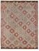 Green & Red Details Vintage Kilim Rug, Oushak Area Rug, 233x300Cm