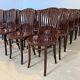 Set of 40 bentwood bistro chairs – Thonet style – Acajou finish