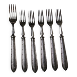 Antique Mappin & Webb silver plated dessert or dessert forks