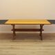 Solid oak dining table by Henning Kjærnulf, Denmark, 1960s