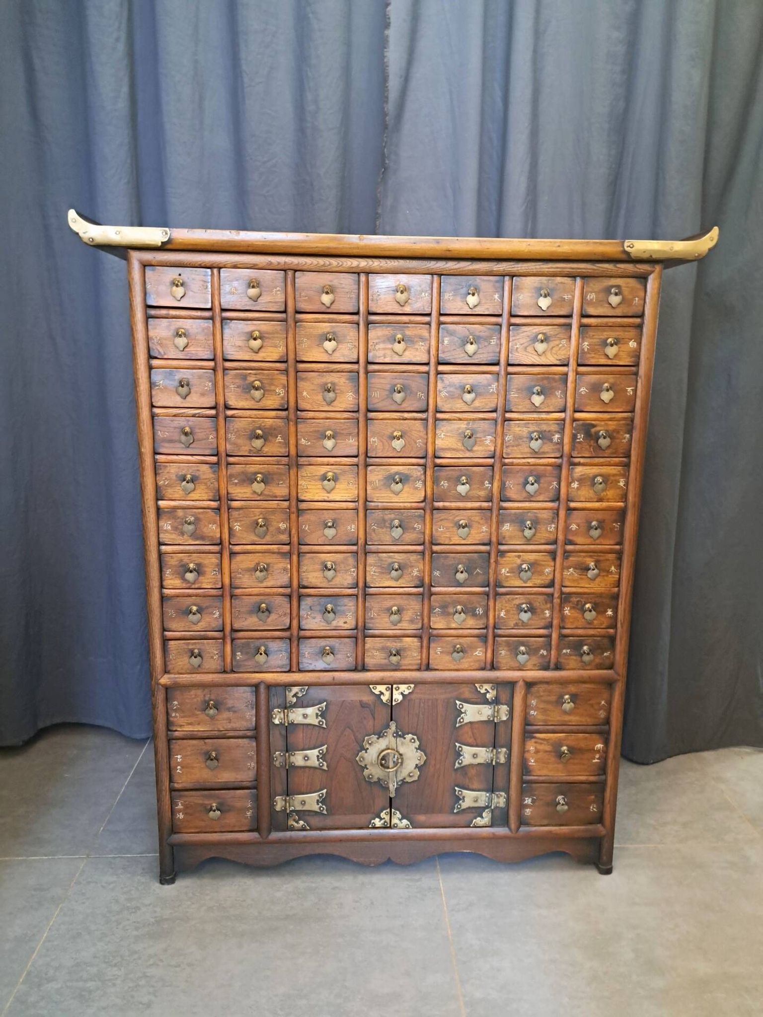 Chinese apothecary cabinet with 69 drawers