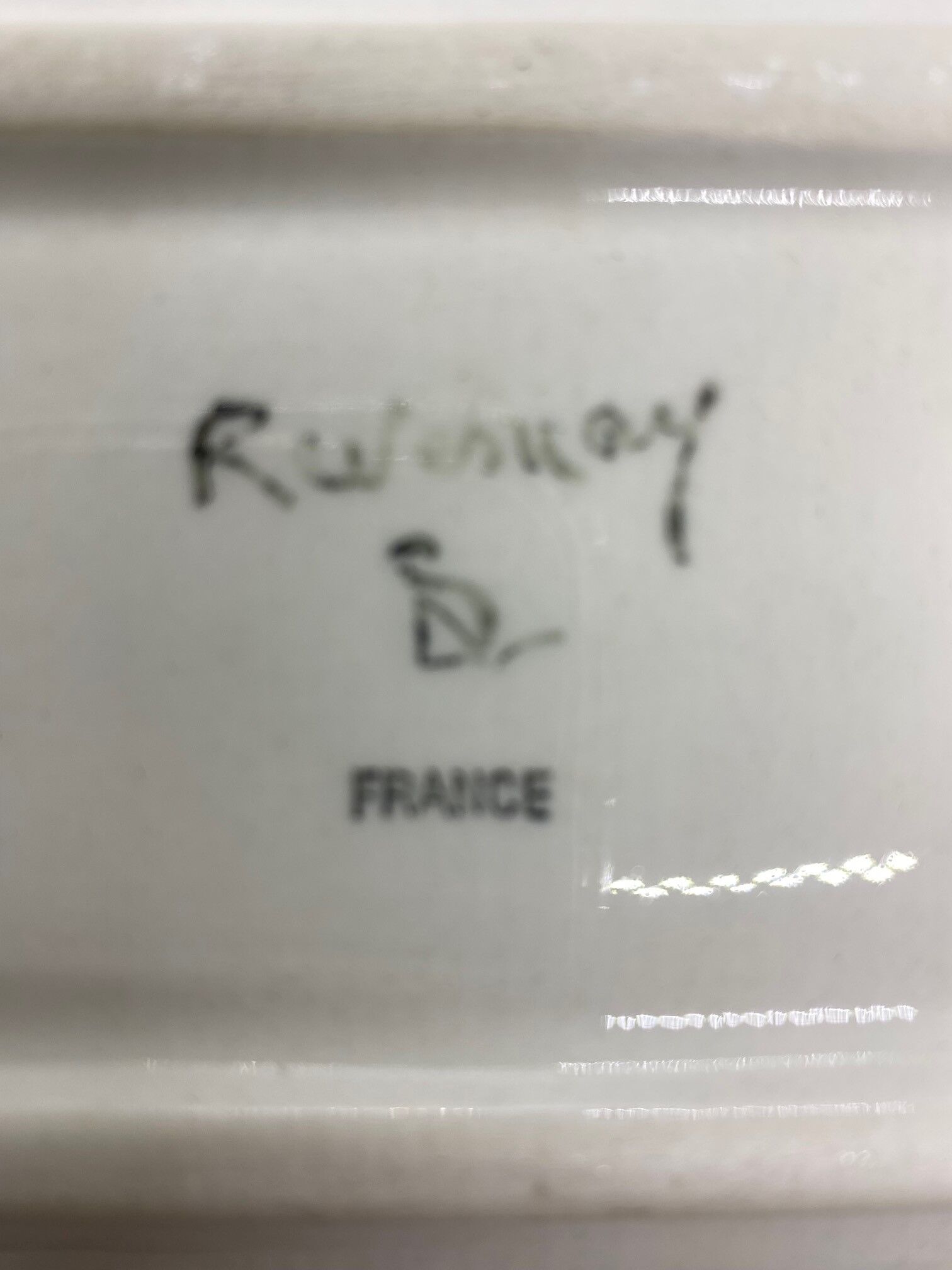 Empty vintage pocket signed Revernay, France