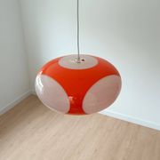 Orange/white bug-eye UFO pendant lamp – Massive