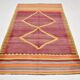 5x8 Shades Of Burgundy Persian Kilim Rug, 153x239Cm
