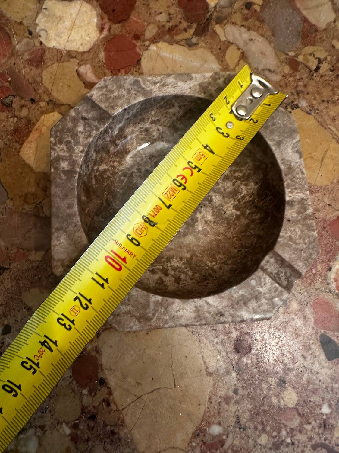 Ashtray, marble catch-all.