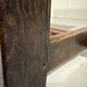 Table basse espagnole antique brutaliste