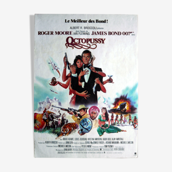 Original movie poster "Octopussy" Roger Moore - James Bond 007