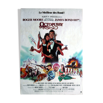 Original movie poster "Octopussy" Roger Moore - James Bond 007