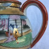 Porcelain teapot with Japanese decoration
