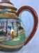 Porcelain teapot with Japanese decoration