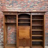 Large Notary's Furniture Early 20th Century in Mahogany