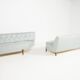 Spectacular Swedish Modern pair of sofas from Otto Schulz, 1940’s