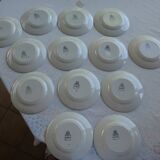 Lot of 13 Gien dessert plates