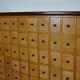 Dutch industrial apothecary's cabinet of the 20th century