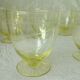 6 glasses with water color