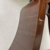 Art Deco style console with mahogany marquetry