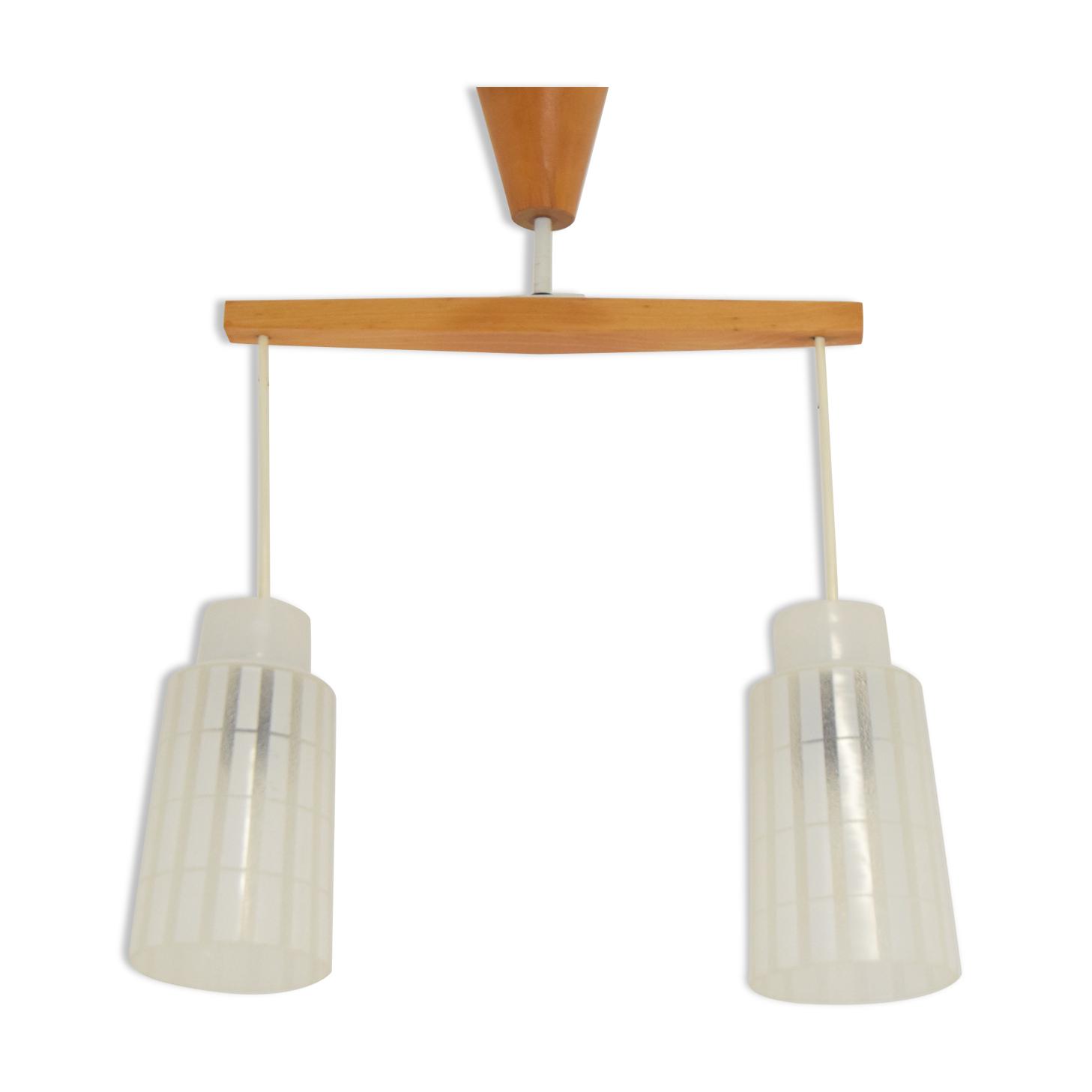 Mid-century Chandelier by Drevo Humpolec,1970's.