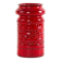 Red ceramic vase, German design, 1960s, made in West Germany
