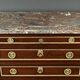 Mahogany veneer chest of drawers, Louis XVI period – Late 18th century
