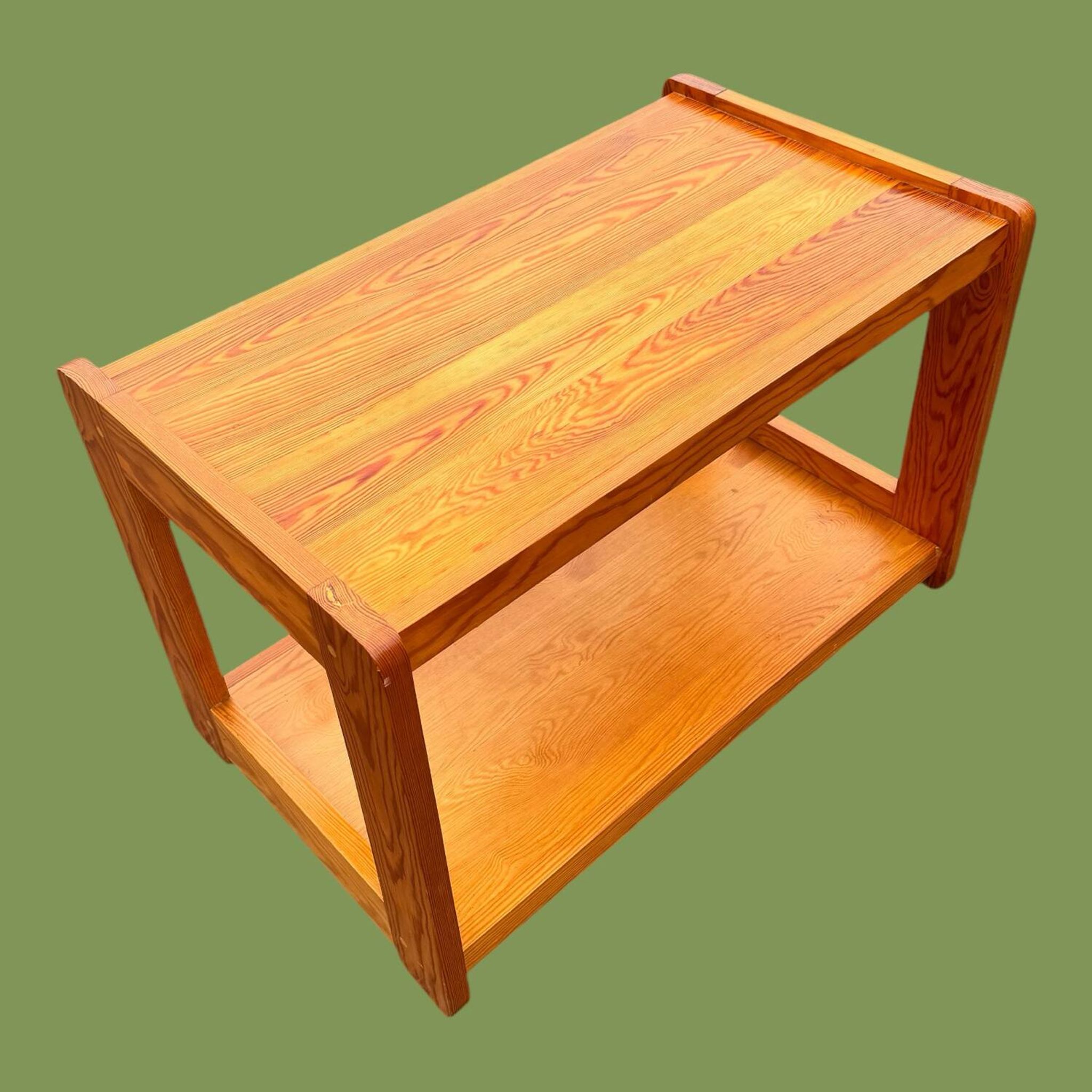 Vintage double top coffee table, circa 1970